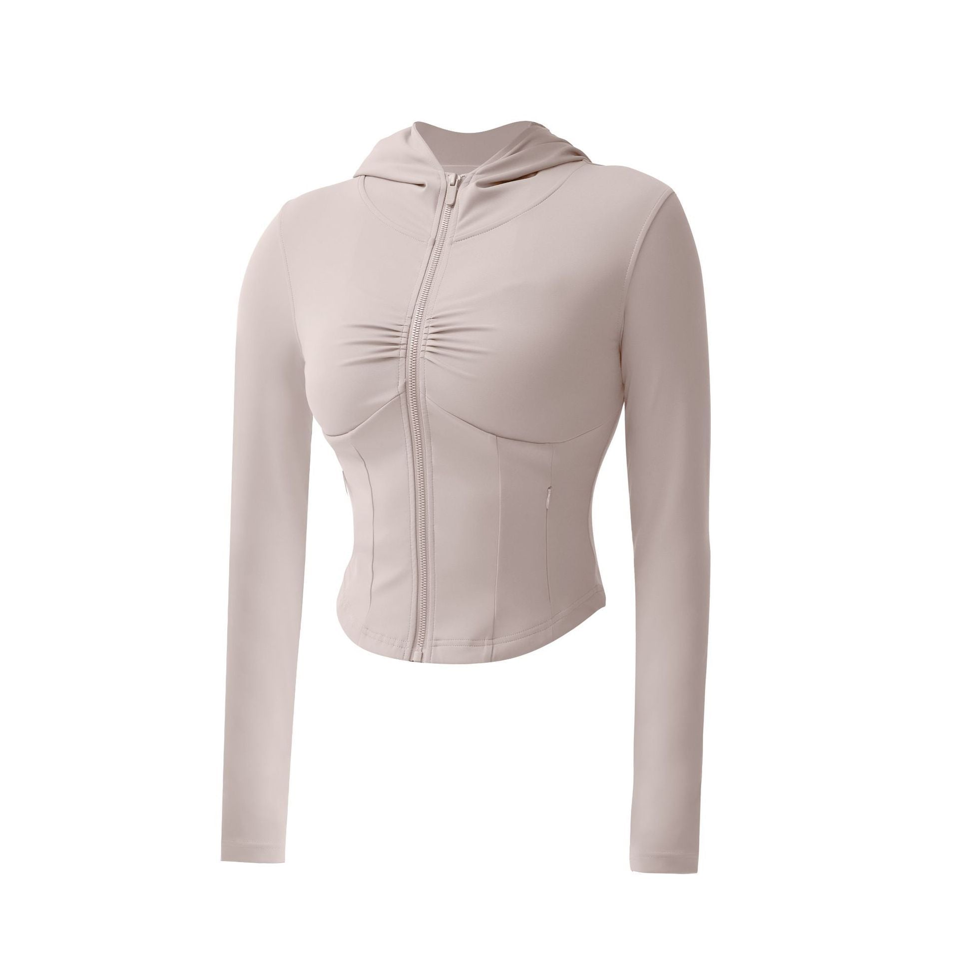 Spring And Autumn Women's Hooded Sports Jacket