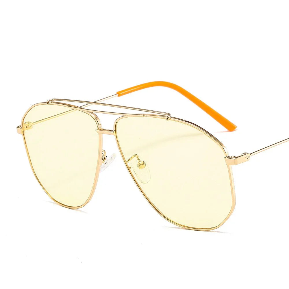 Double Bean Unisex Pilot Sunglasses