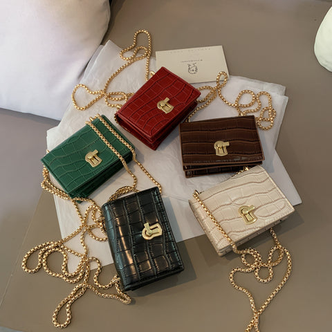 Textured mini bag