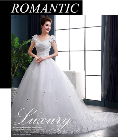 Long Tail Bridal Wedding Dress