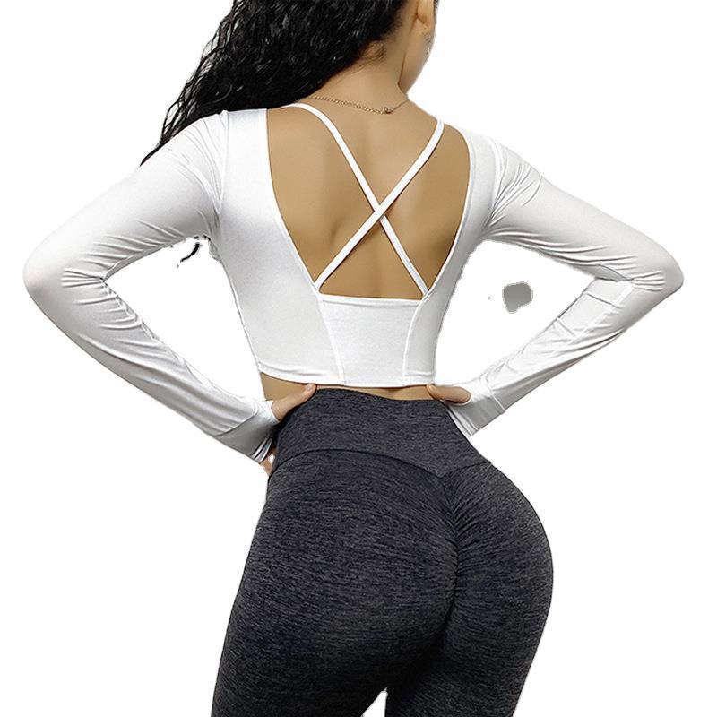 Beauty back long sleeve Sports & Yoga Top