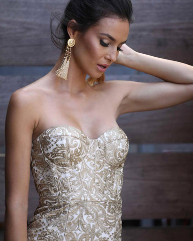 Fishtail Midi dress