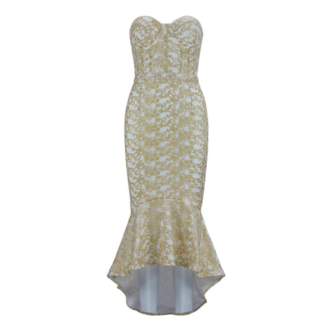 Fishtail Midi dress