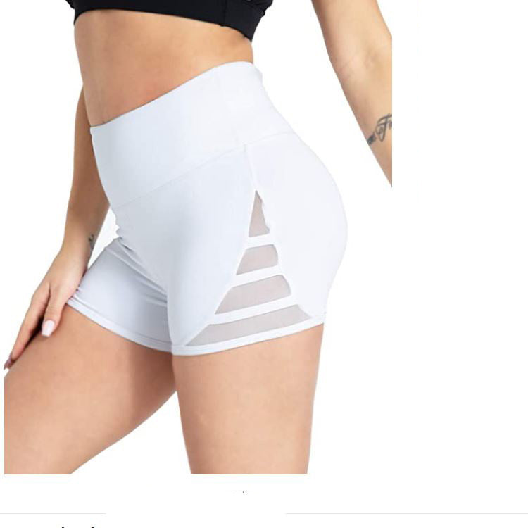 Woman Net Red Peach Hip Gym Shorts