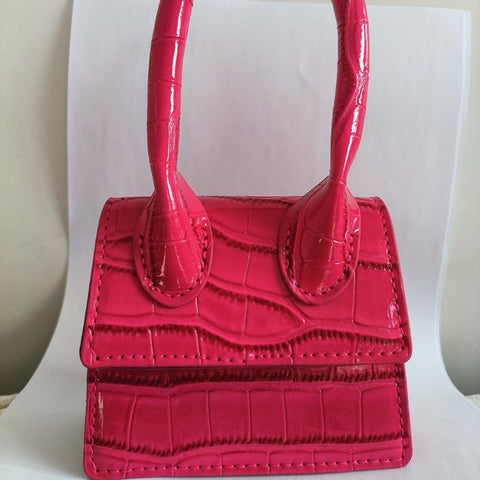 Summer Alligator Mini Mini Mini Color Matching Wallet Chain Bag Jelly Bag