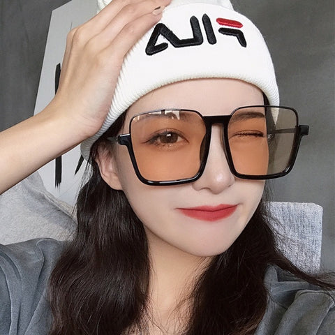 Net Red Retro Tinted Sunglasses
