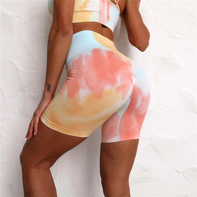 Seamless Sport & Fitness tops & shorts Sets