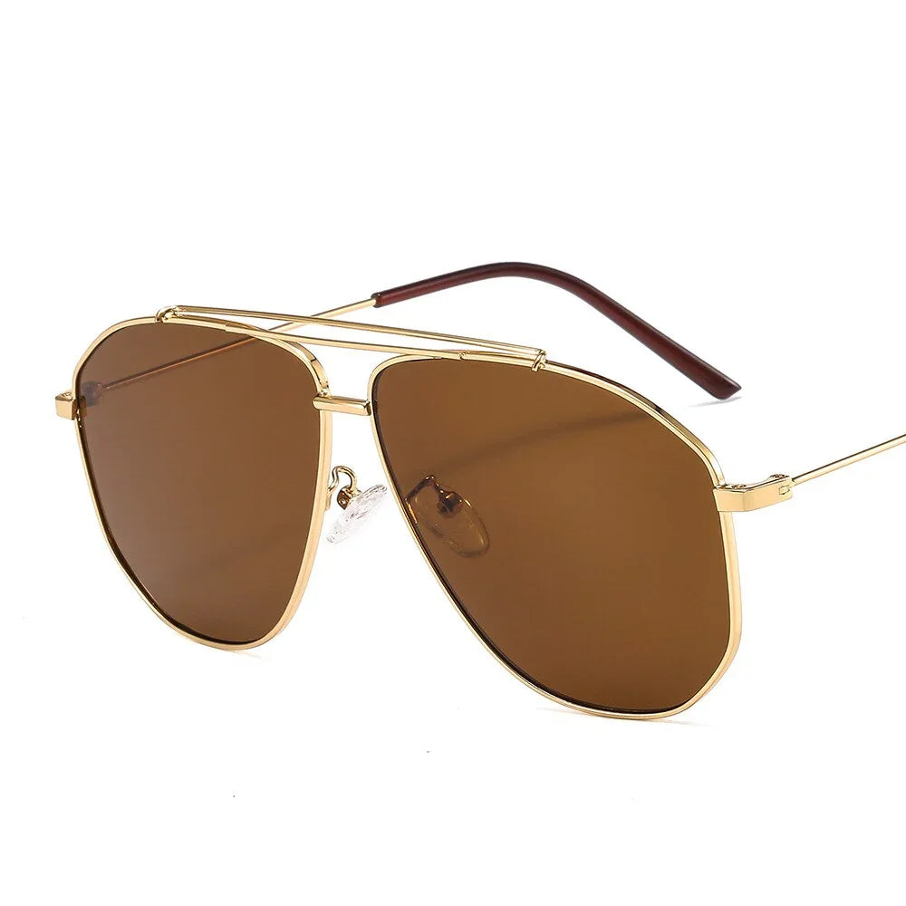 Double Bean Unisex Pilot Sunglasses