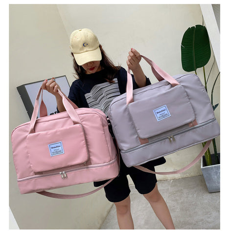 Foldable Gym & Travel Duffle Tote Bag