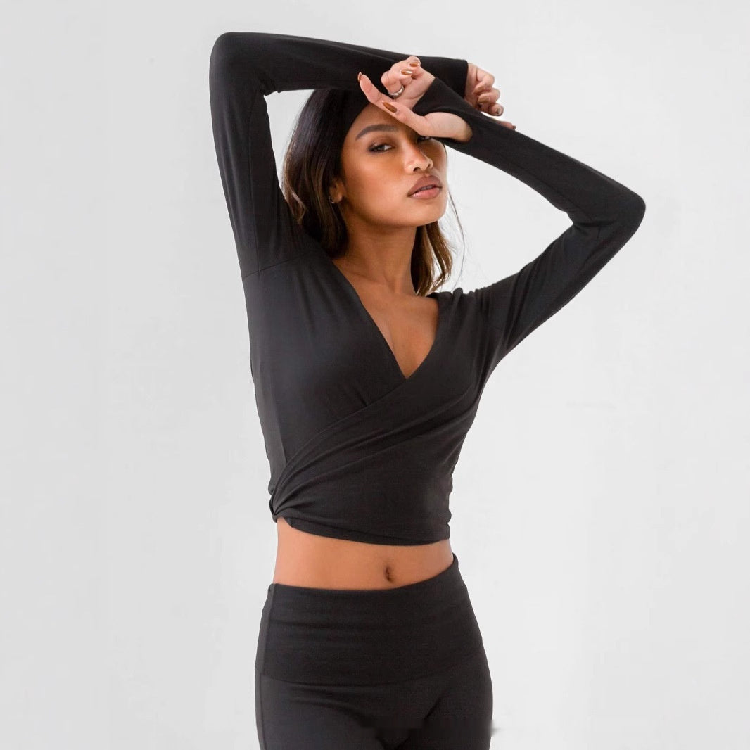 Spring Sports Workout Long Sleeve Top