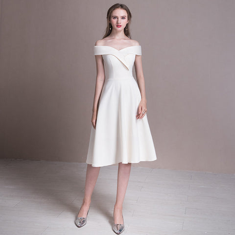 Off Shoulder Evening Party Dress