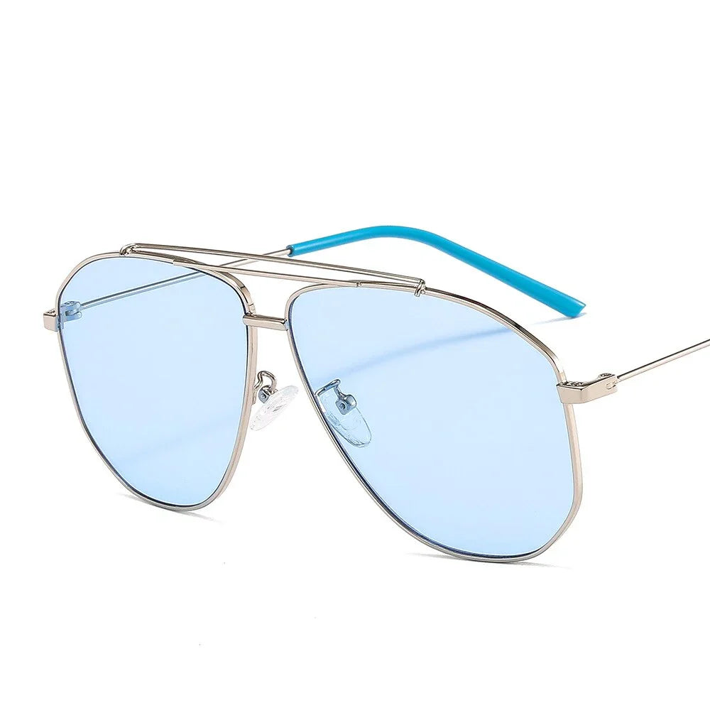Double Bean Unisex Pilot Sunglasses