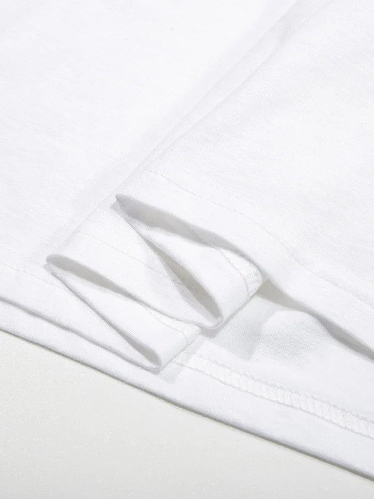 Wellness Sporty Rich Creativity Letter Female Tee Clothing Oversize Retro Street T-Shirts Breathable Women Short Sleeves