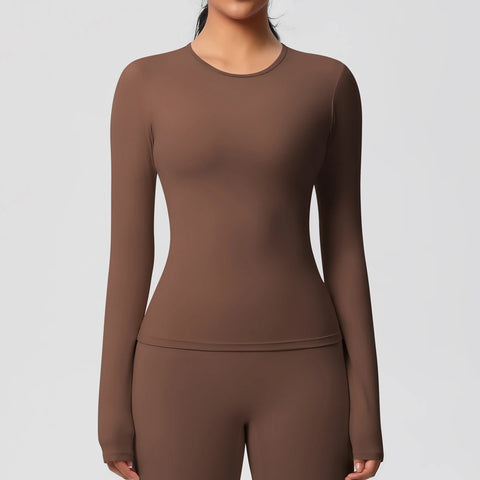 Long Sleeve Workout Compression Top