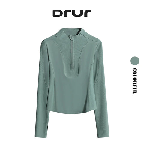 Sports Jacket Woman Gym Compression Shirt Long Sleeve