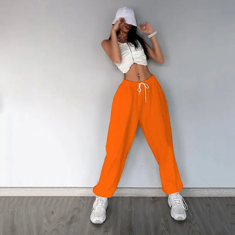 American Retro Letter Print Harem Pants – Your New Hip-Hop & Streetwear Essential