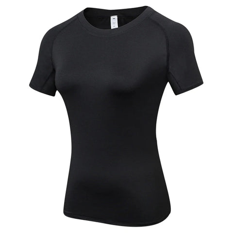Short Sleeve Athletic Compression Tops
