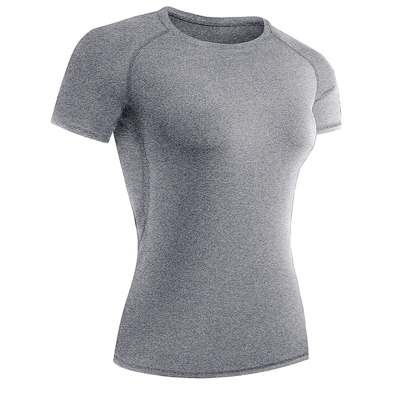 Short Sleeve Athletic Compression Tops