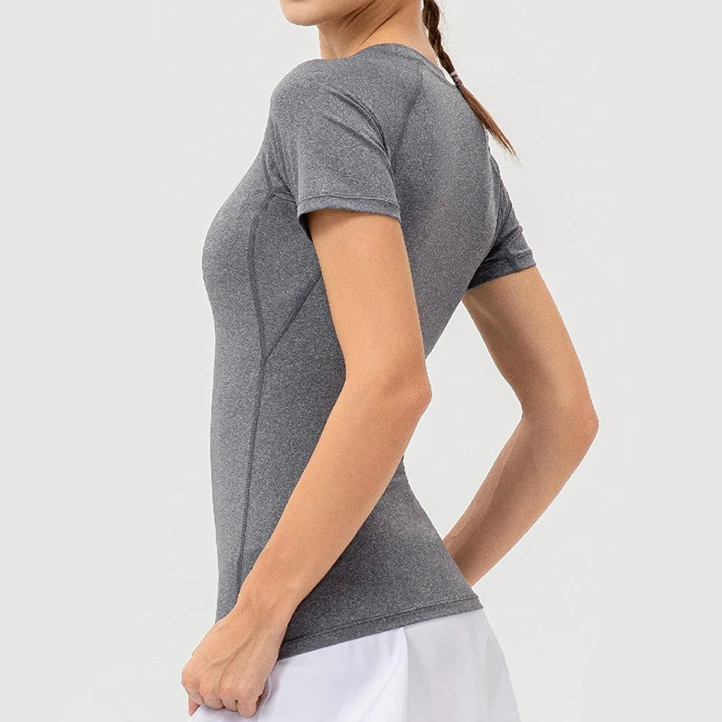 Short Sleeve Athletic Compression Tops