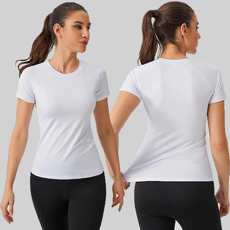 Short Sleeve Athletic Compression Tops