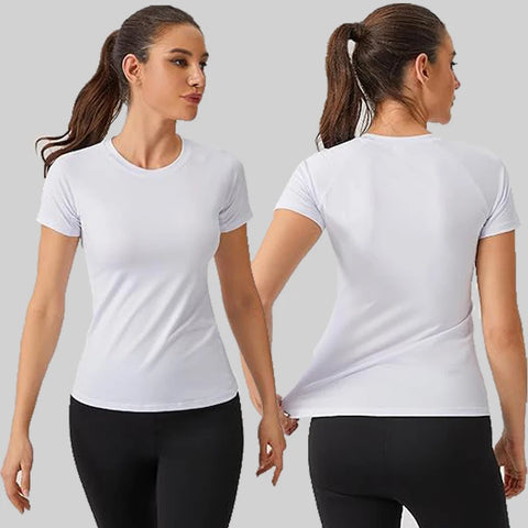Short Sleeve Athletic Compression Tops