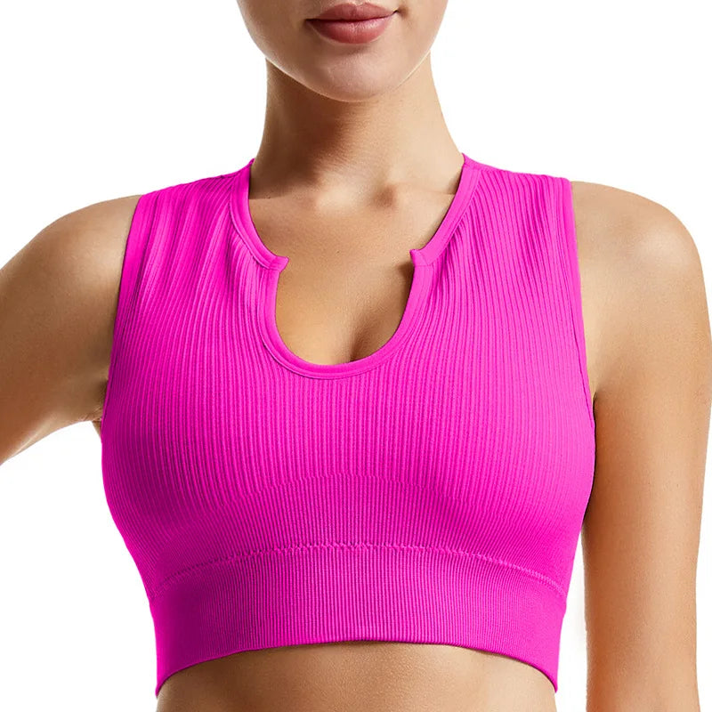 Fitness Tops & Shorts Seamless Sports Set