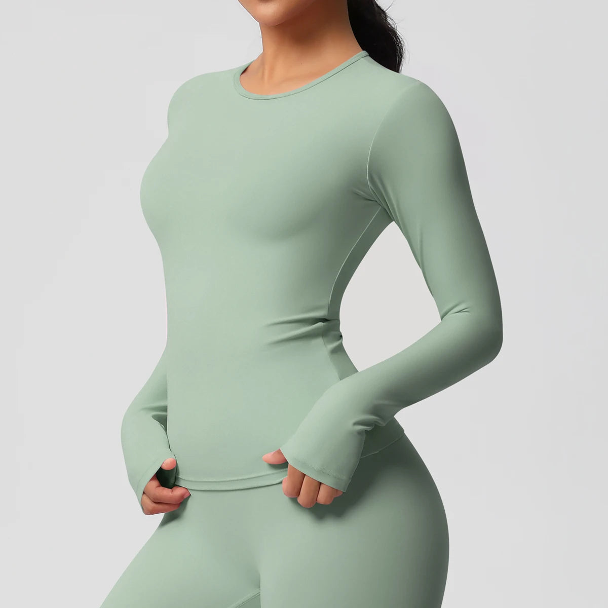 Long Sleeve Workout Compression Top