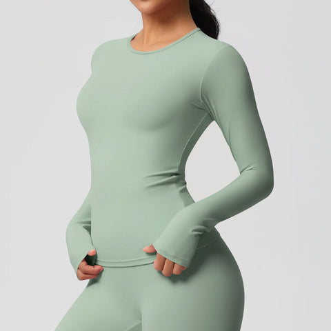 Long Sleeve Workout Compression Top