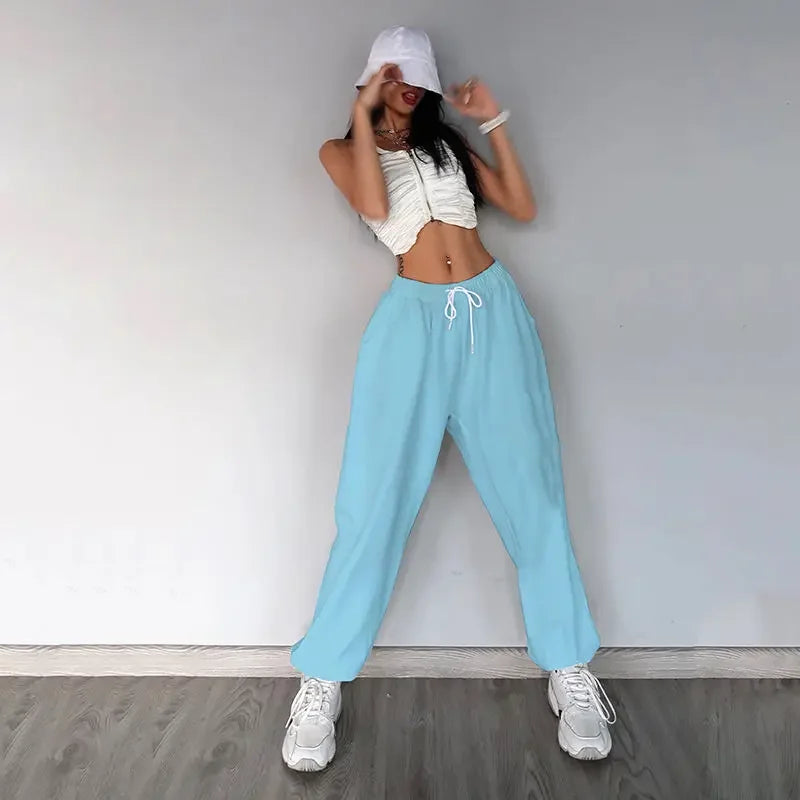 American Retro Letter Print Harem Pants – Your New Hip-Hop & Streetwear Essential