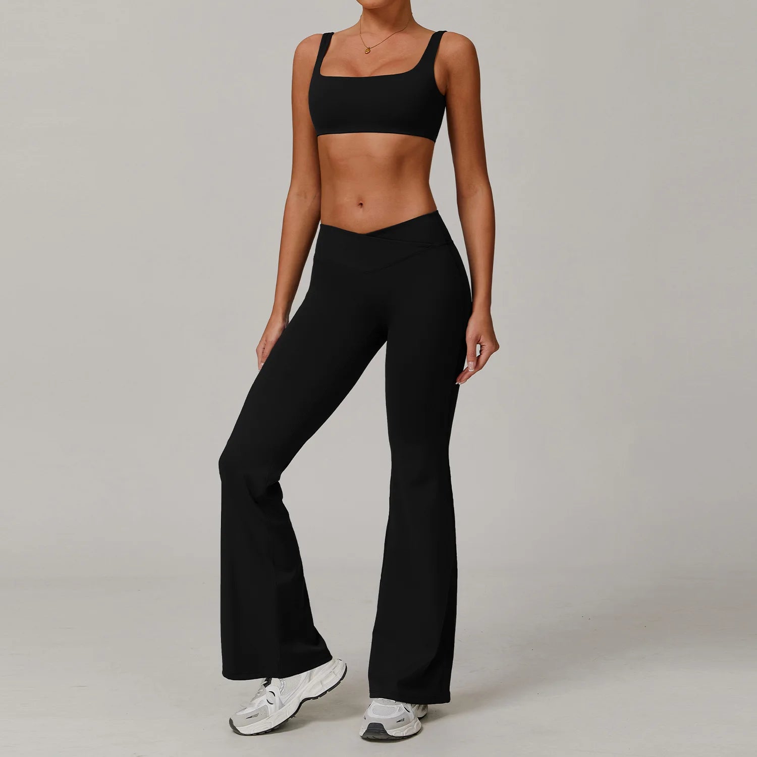 2 Pieces Yoga Set Workout Sets Women Tracksuit Gym Push Up Fitness Running Workout Clothes Sport Bra Leggings Suit Activewear