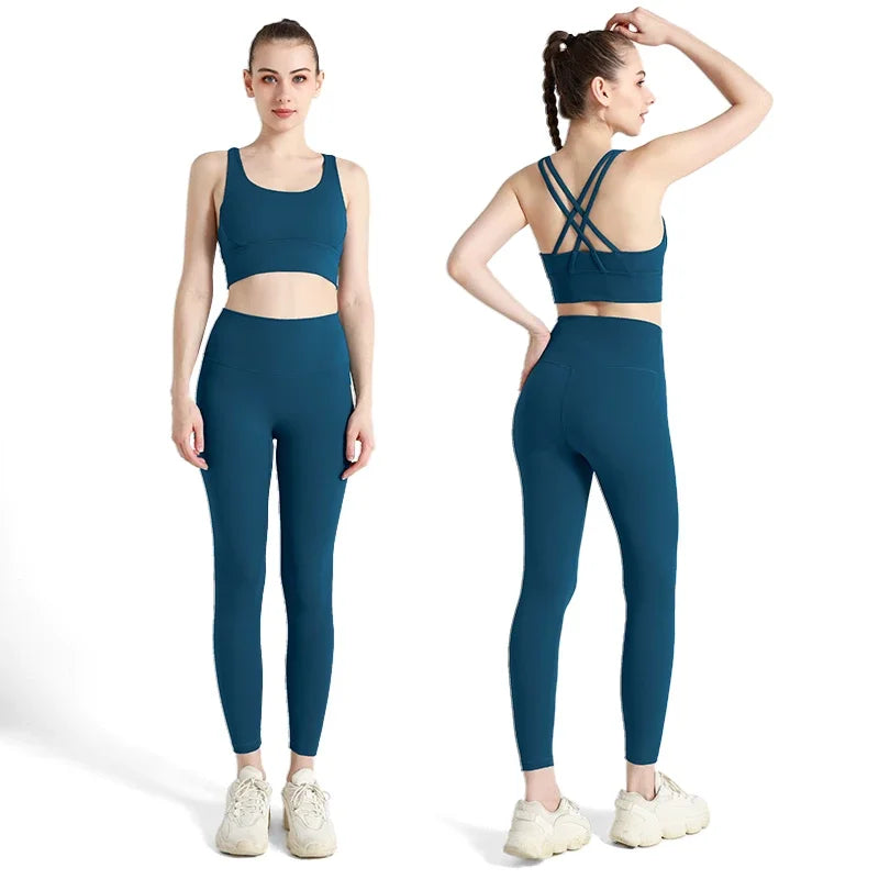 Summer New two Piece Yoga & Gym Set