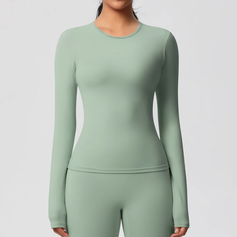 Long Sleeve Workout Compression Top