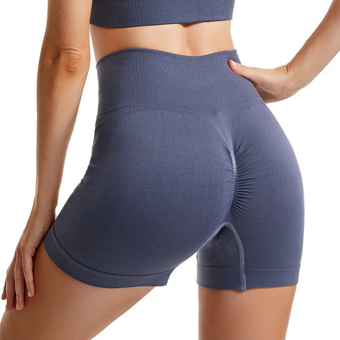 Fitness Tops & Shorts Seamless Sports Set