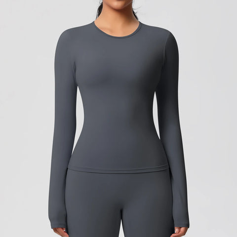 Long Sleeve Workout Compression Top
