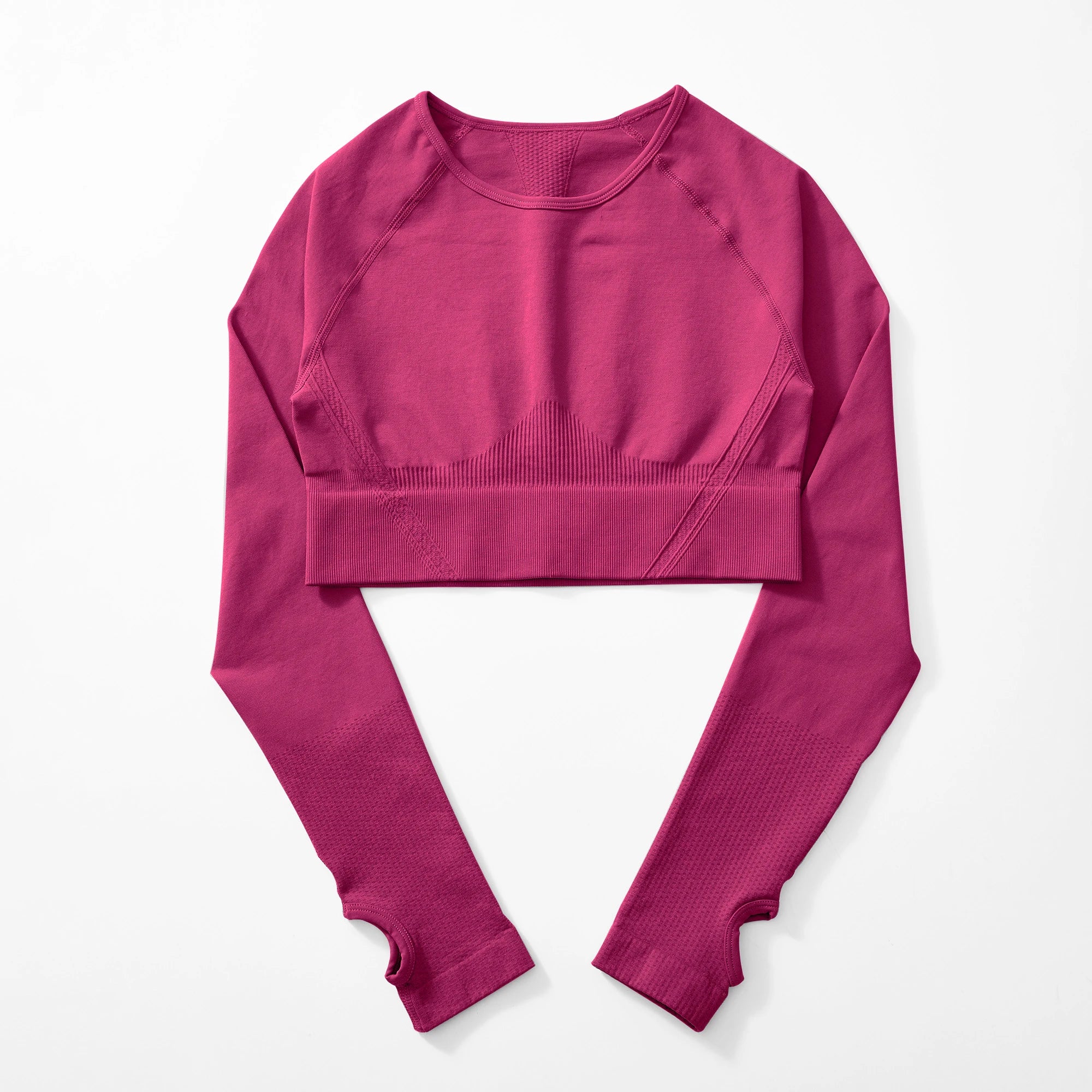 Women Yoga Shirts Crop Top Long Sleeve T-Shirts Yoga Sports Fitness Gym Clothes Slim Outdoor Running Workout Tops Women