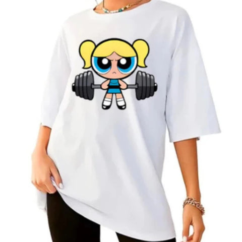 Powerpuff Girls Deadlift Oversized T-shirt