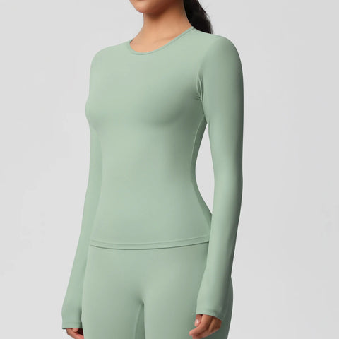 Long Sleeve Workout Compression Top