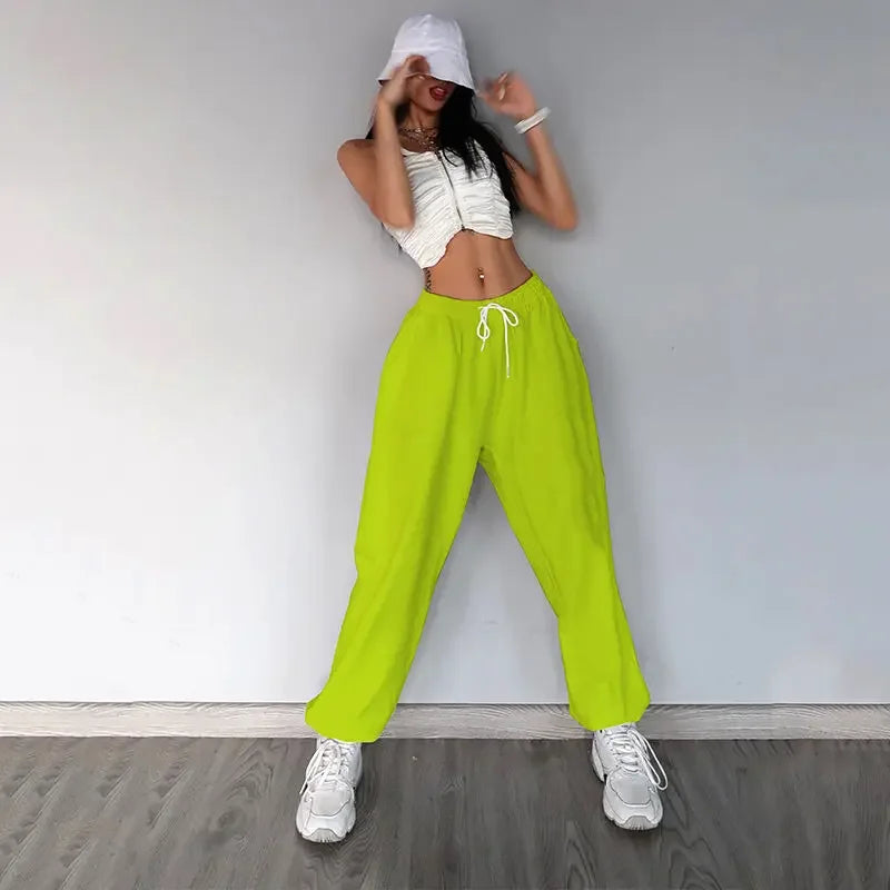 American Retro Letter Print Harem Pants – Your New Hip-Hop & Streetwear Essential
