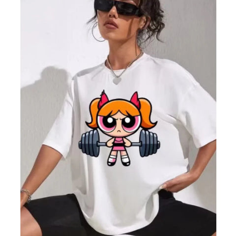 Powerpuff Girls Deadlift Oversized T-shirt