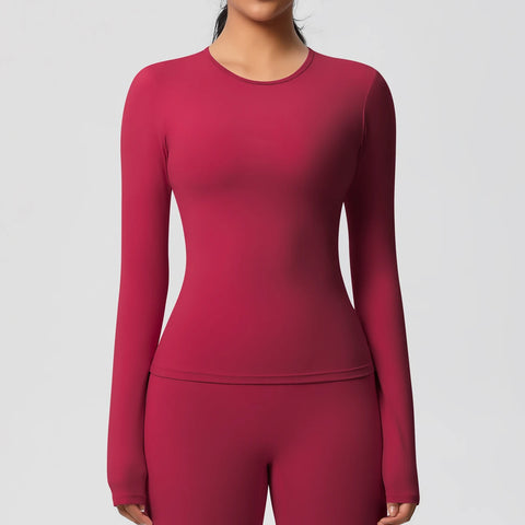 Long Sleeve Workout Compression Top