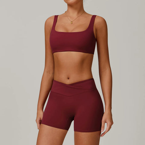 2 Pieces Yoga Set Workout Sets Women Tracksuit Gym Push Up Fitness Running Workout Clothes Sport Bra Leggings Suit Activewear