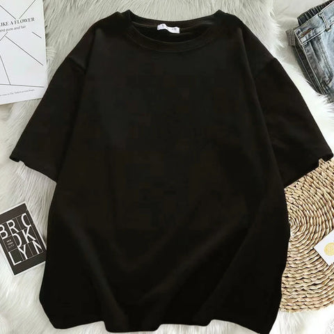 Female Tshirt Los Angeles 91 Street City Printed T-Shirts Casual Breathable T-Shirts Loose Short Sleeve Top Oversized Streetwear
