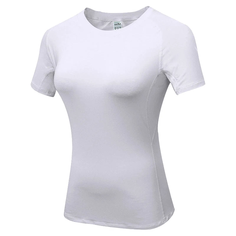 Short Sleeve Athletic Compression Tops