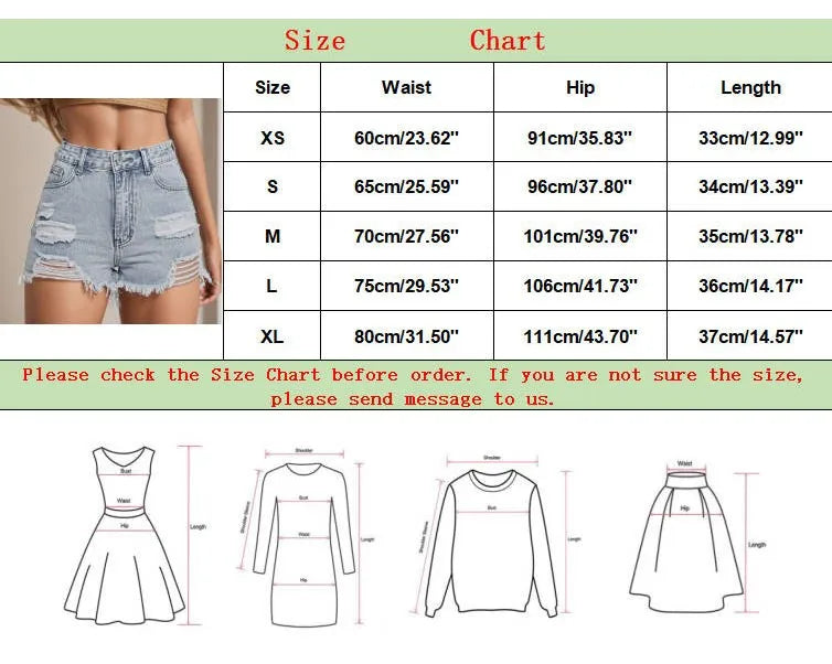 Casual Summer Jeans Shorts