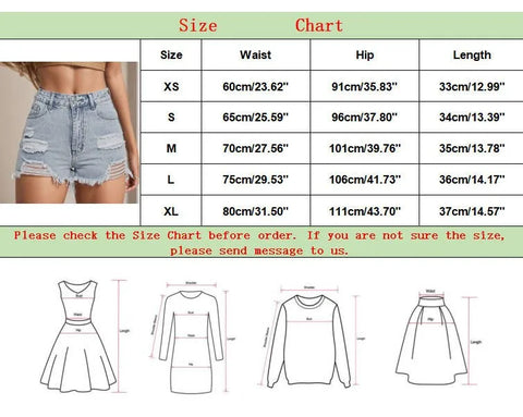 Casual Summer Jeans Shorts