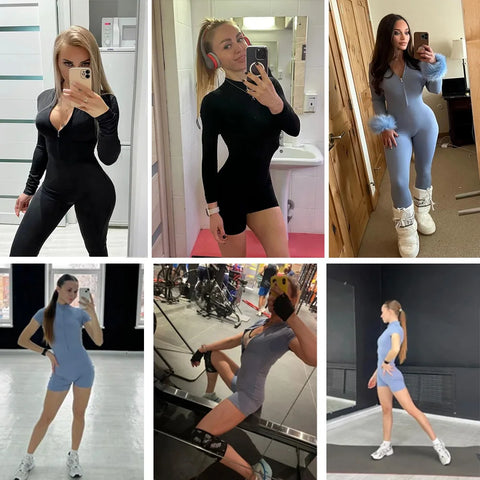 Summer Zipper Workout Set