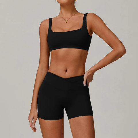 2 Pieces Yoga Set Workout Sets Women Tracksuit Gym Push Up Fitness Running Workout Clothes Sport Bra Leggings Suit Activewear