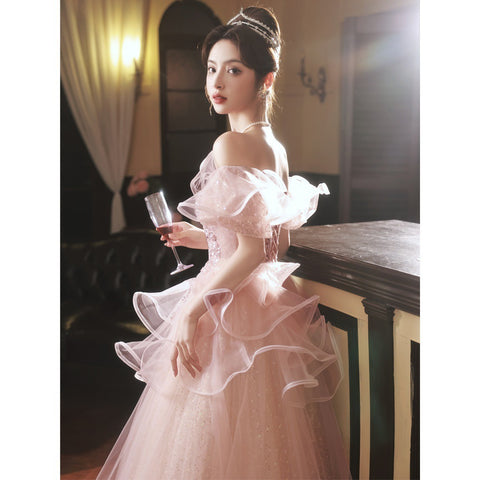 Banquet Ceremony Super Fairy Princess Evening Dress
