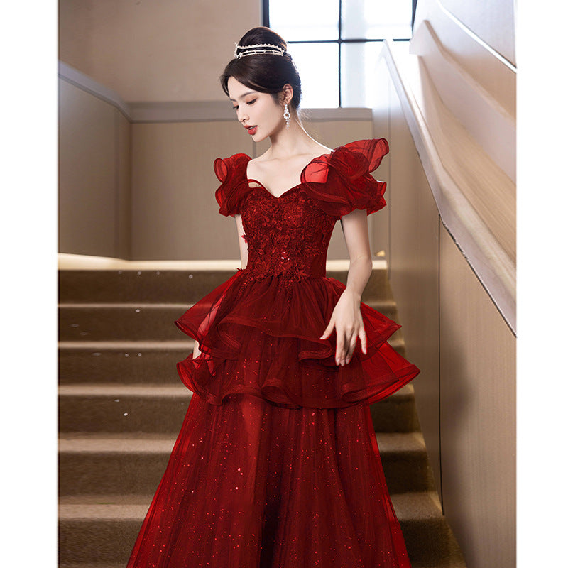Banquet Ceremony Super Fairy Princess Evening Dress
