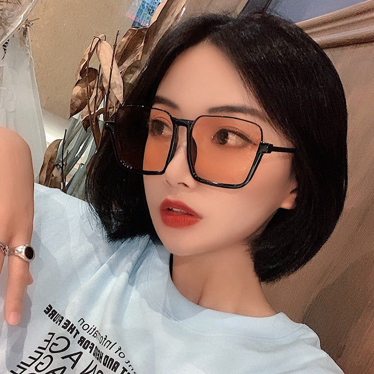 Net Red Retro Tinted Sunglasses